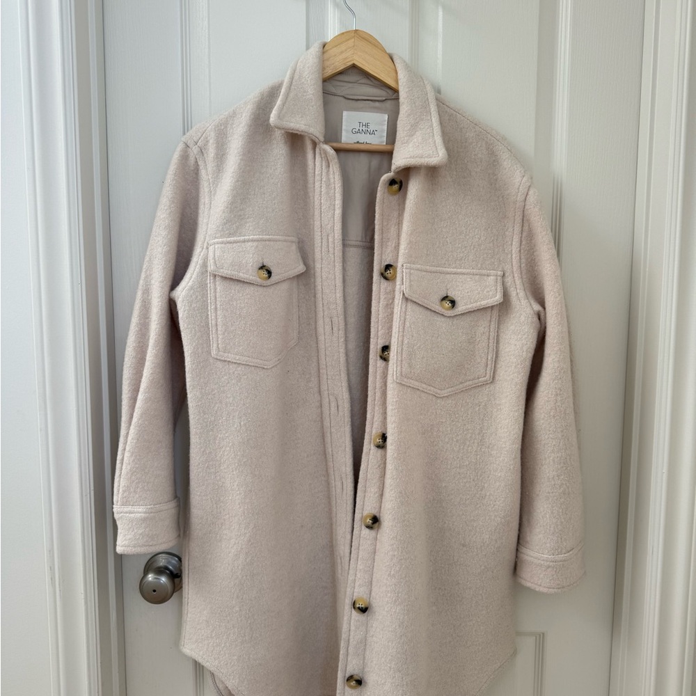 The Ganna Wilfred Free Cream Utility Jacket